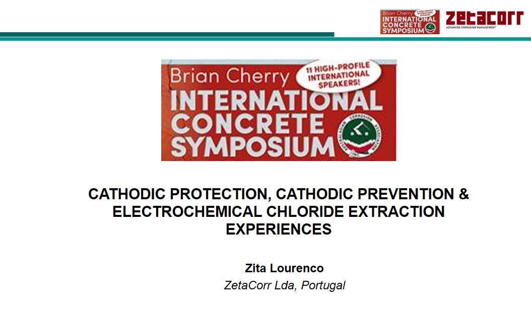 Electrochemical Chloride Extraction Experiences Zita Lourenco The