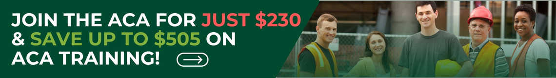 Save on your next ACA course — become a member